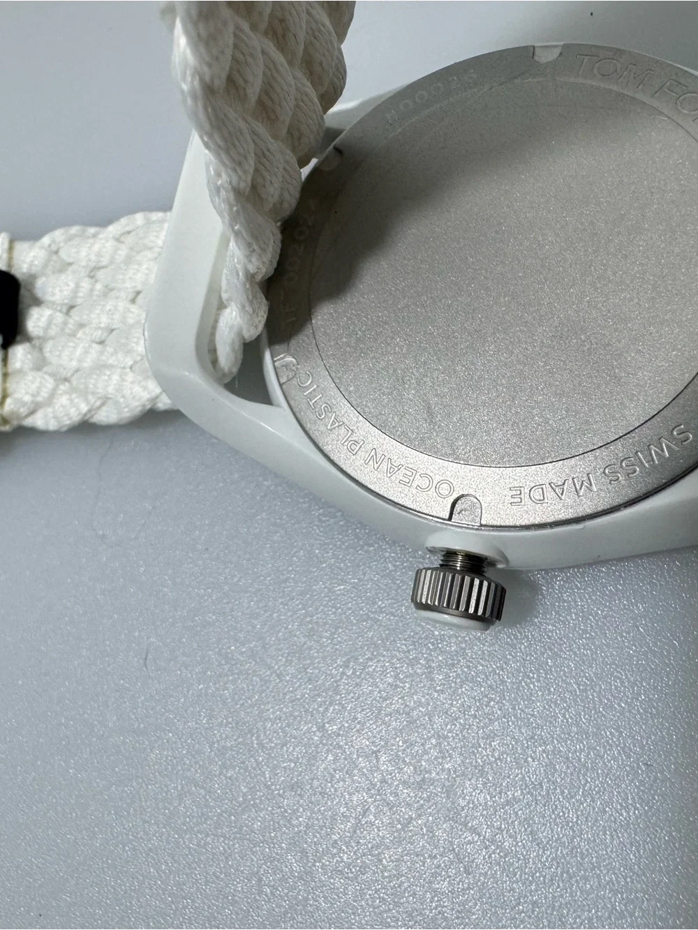 Tom Ford Ocean Plastic Watch 002 White